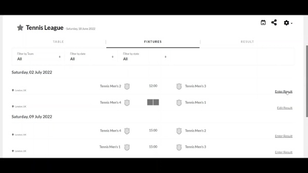 A deals league results